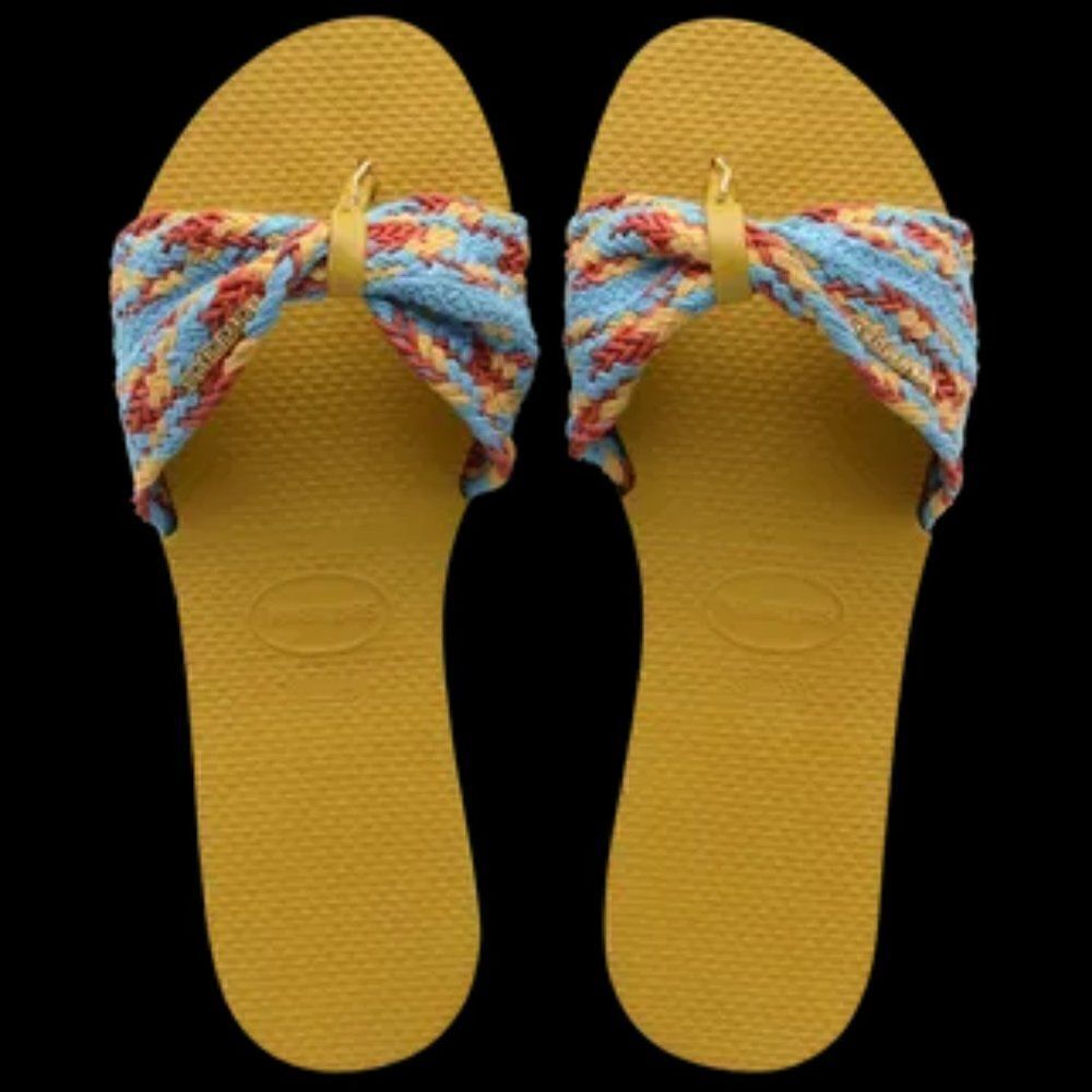 NWT's Havaianas You St. Tropez Mesh Flip Flops 41/42 US 11/12